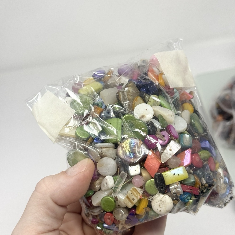 Mixed Bead Soup Glass Shell Stone Jewelry Making Craft Beads Bulk Loose Assorted - Picture 10 of 12